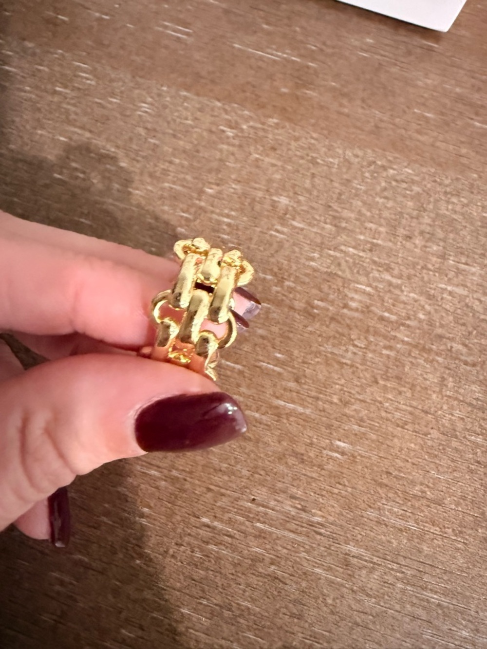 Gorjana Chunky Gold Link Ring